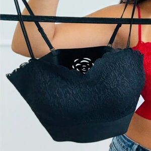 Elegant Black Lace Bralette